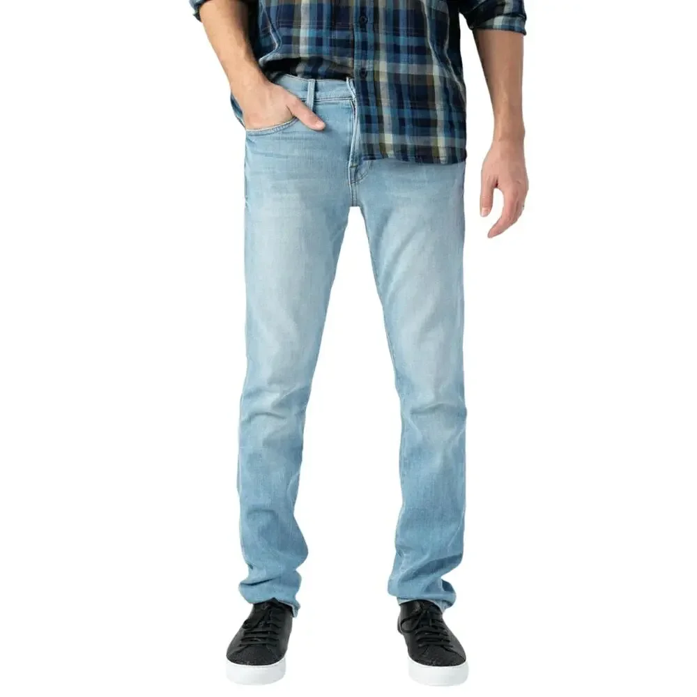 FRAME Denim L'Homme Slim fit distressed mid rise straight tapered jeans Finn 36